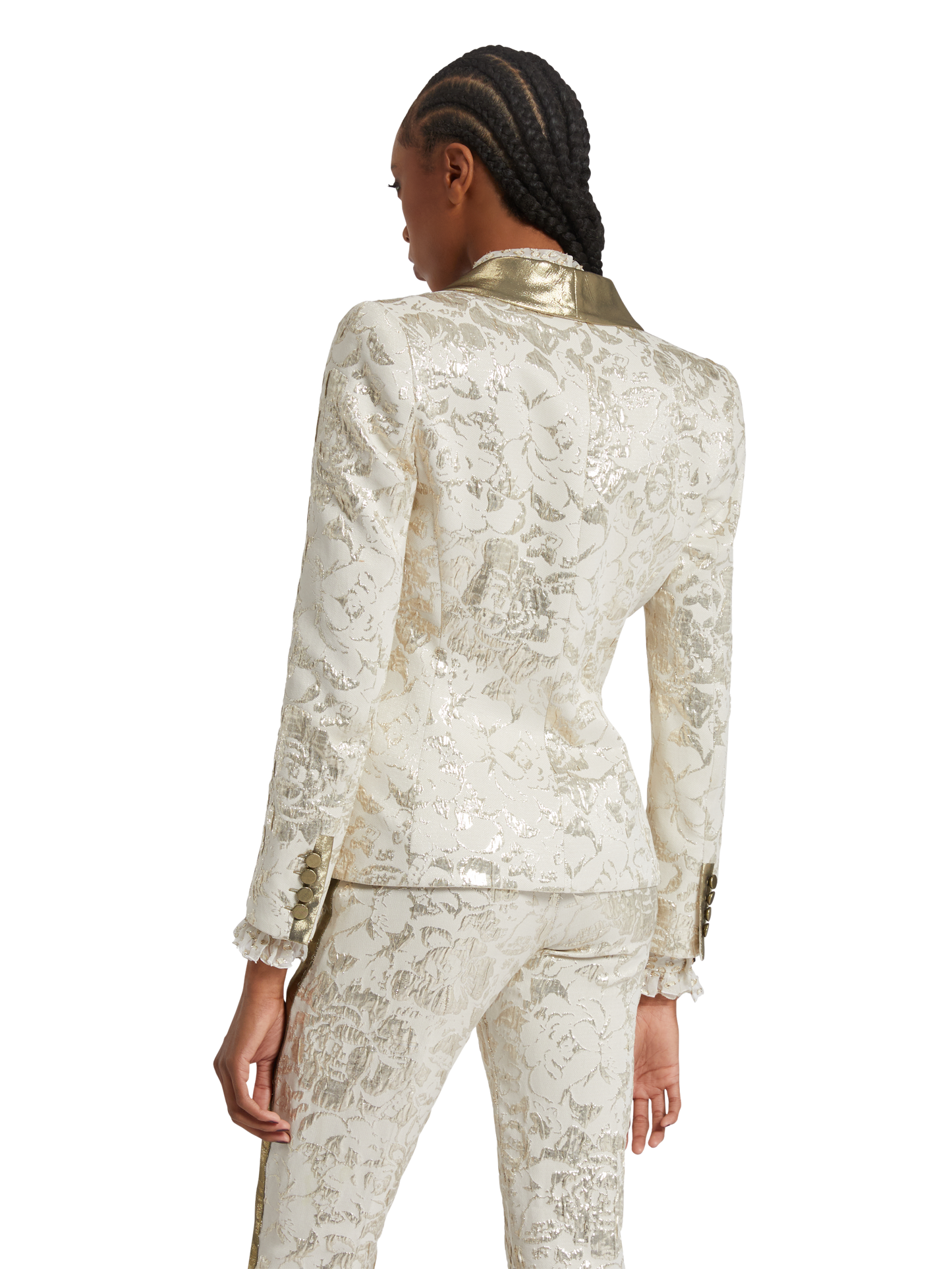 Cloquè smoking blazer