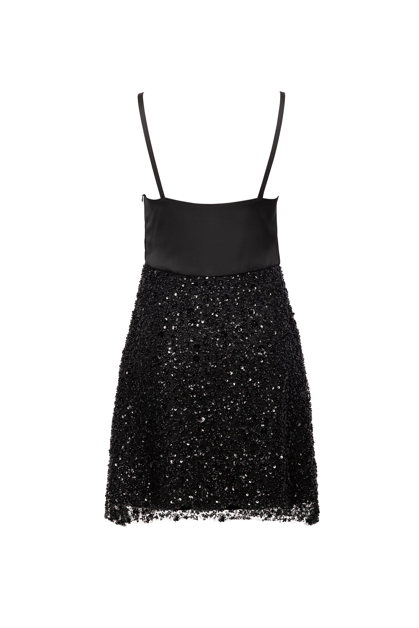 MINI SLIP DRESS WITH BEADS