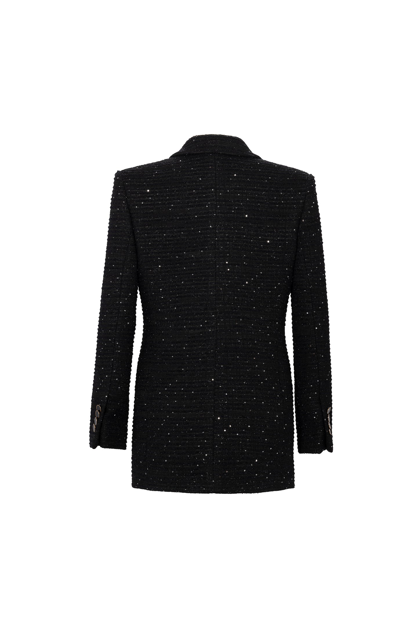 BLACK TWEED BLAZER