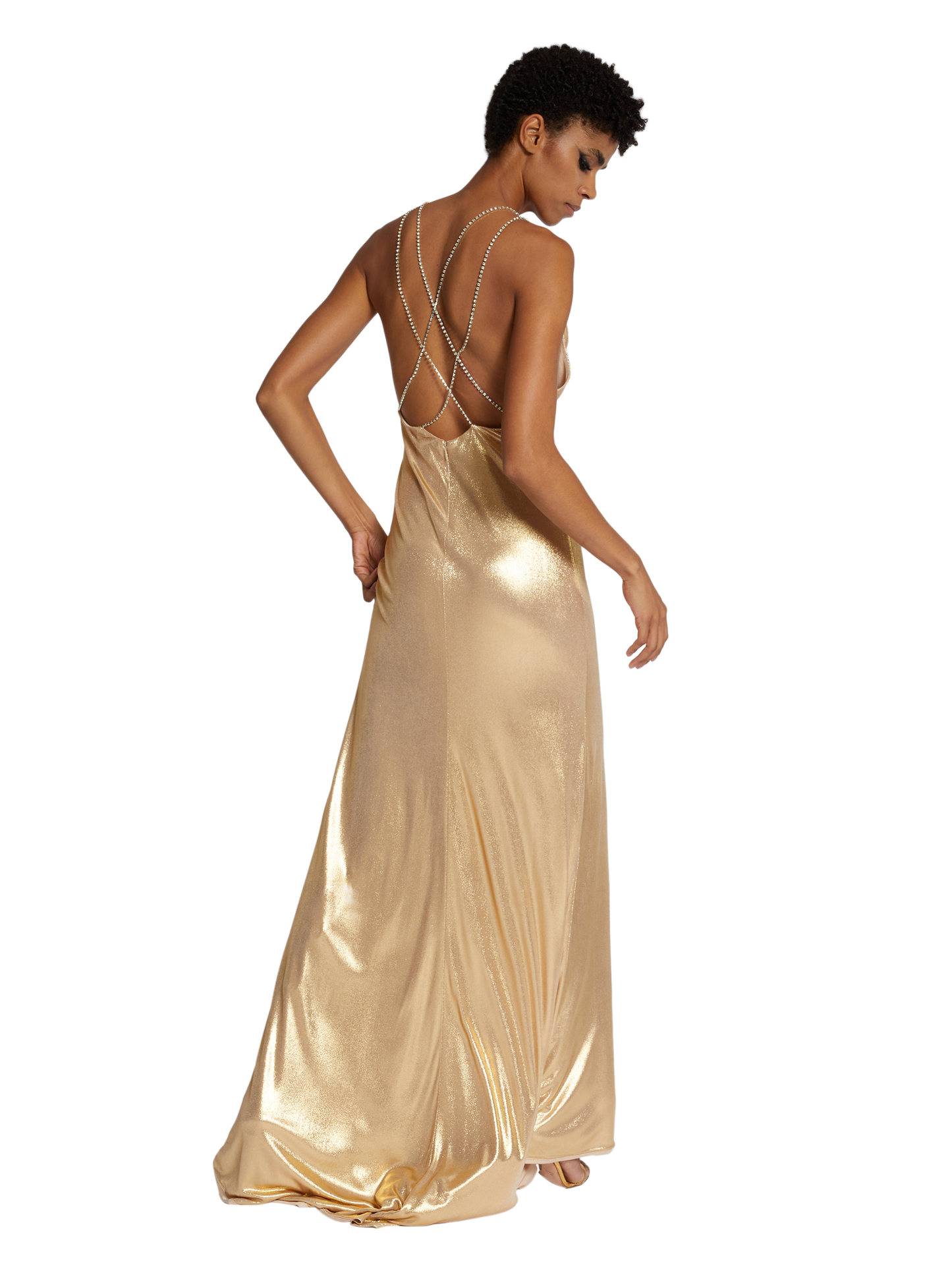 Gold long slip dress Redemption Gold long slip dress Redemption