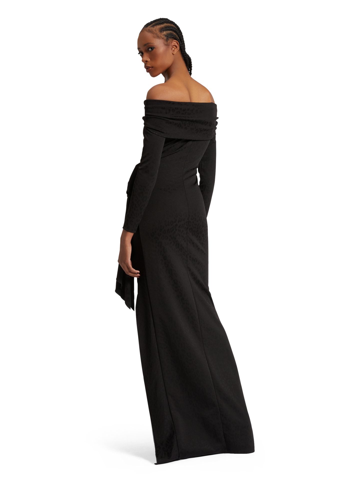 Elegant black off shoulder long dress – Redemption Elegant black off shoulder long dress – Redemption