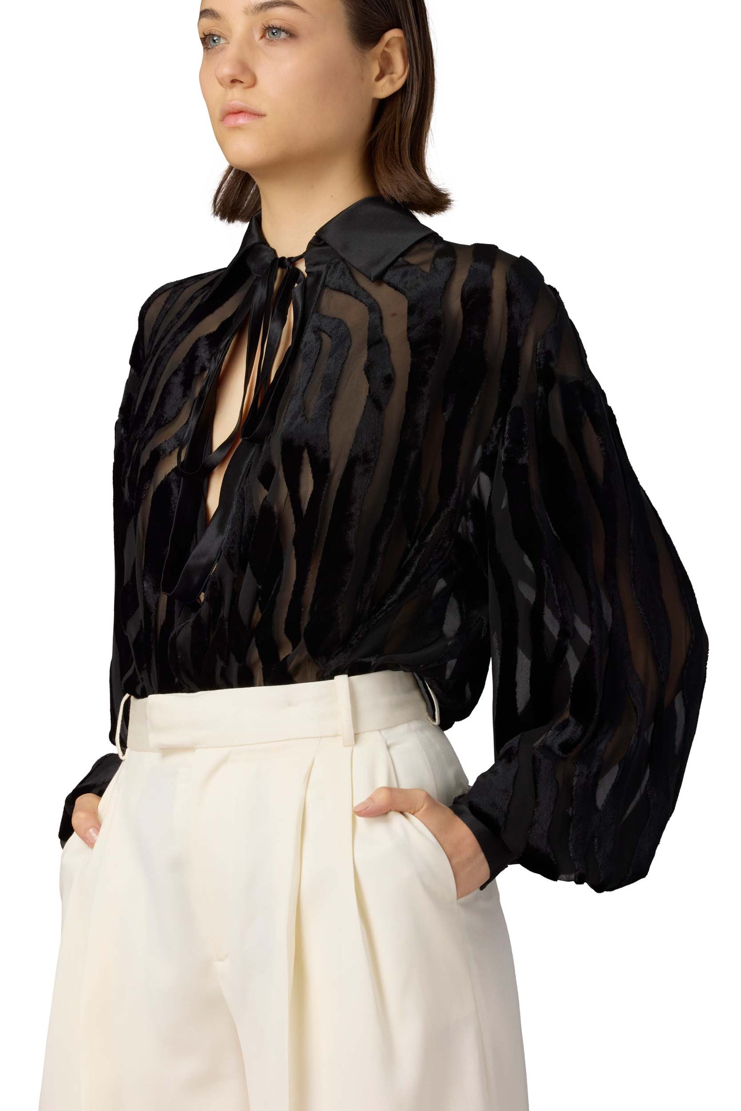 SEMI-TRANSPARENT SHIRT