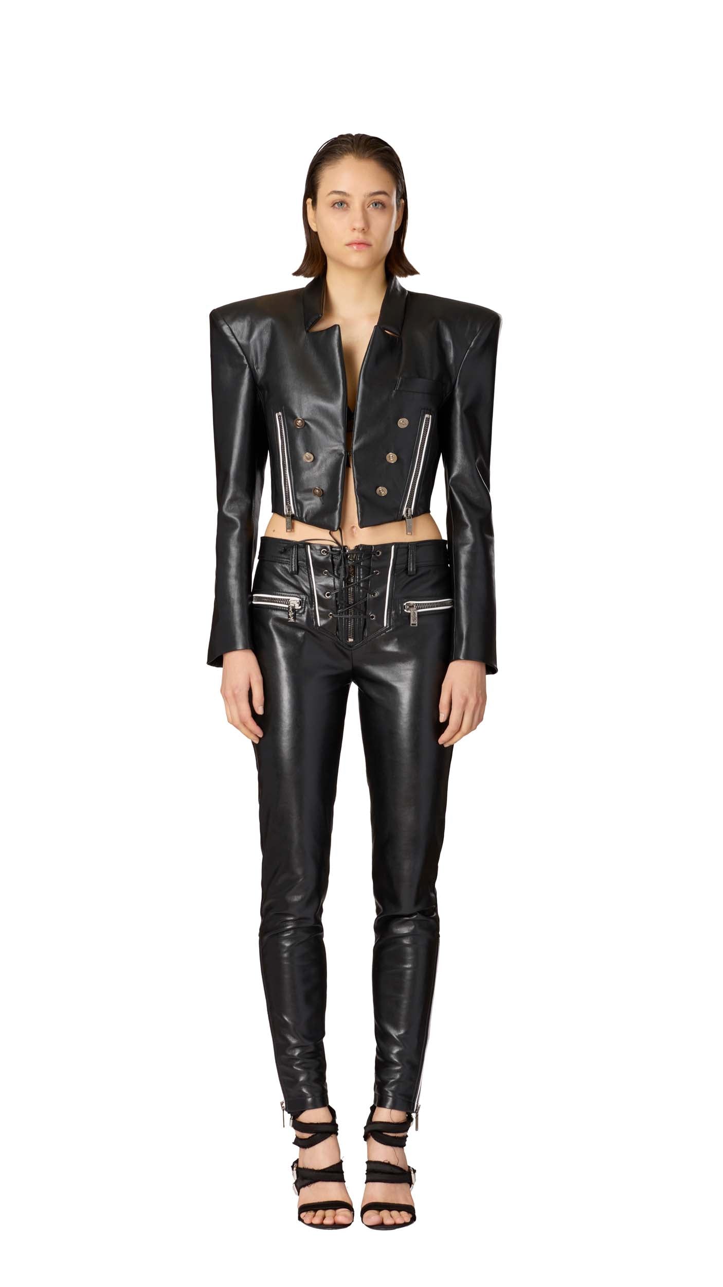 ECO-LEATHER TROUSERS