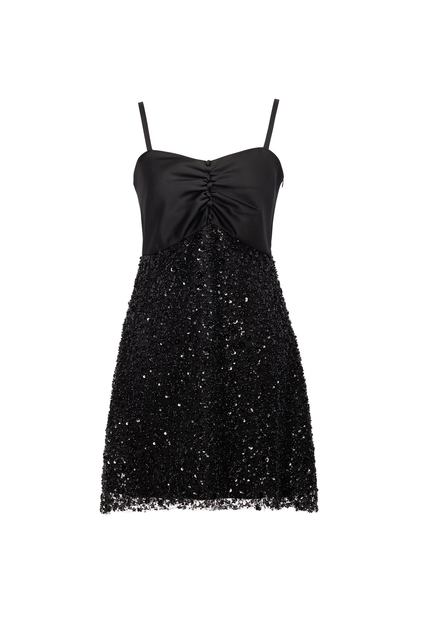 MINI SLIP DRESS WITH BEADS