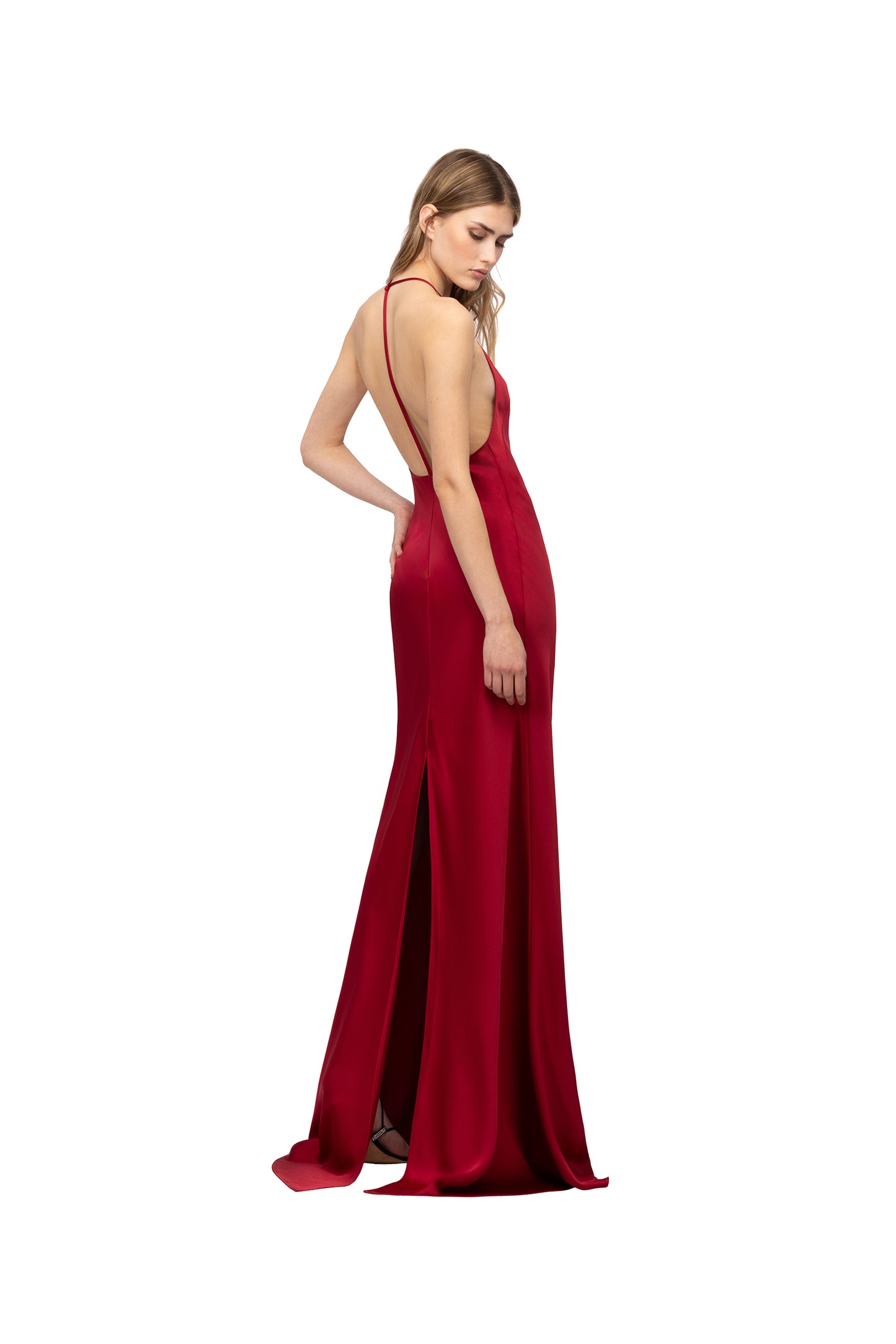 LONG SLIP DRESS WITH LACE Redemption LONG SLIP DRESS WITH LACE Redemption
