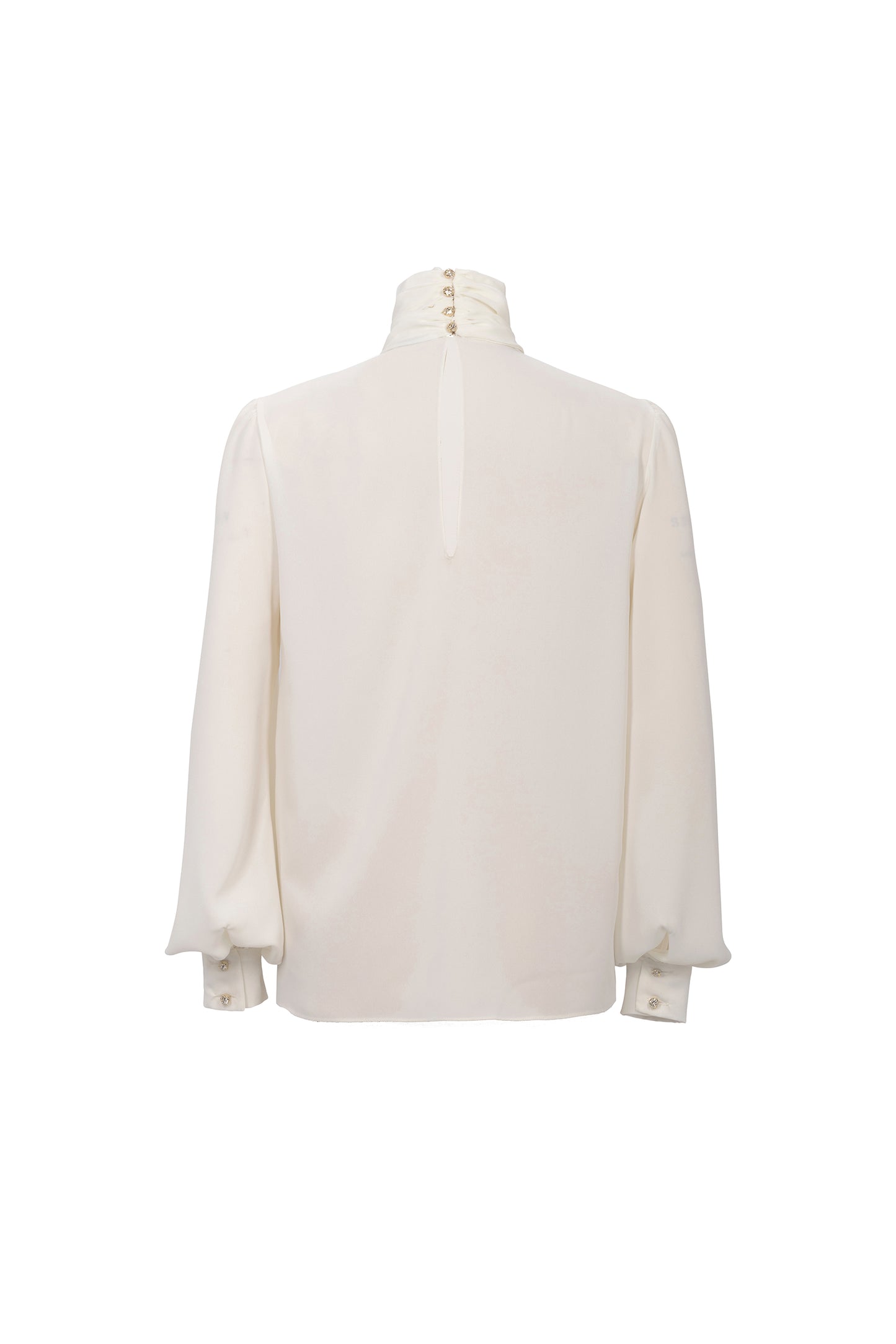 Ivory georgette shirt