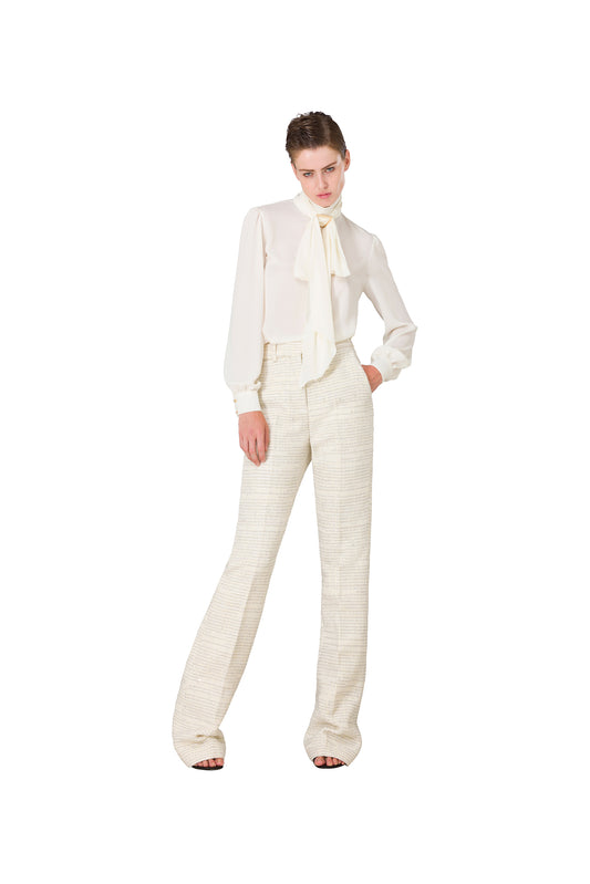 IVORY GEORGETTE SHIRT