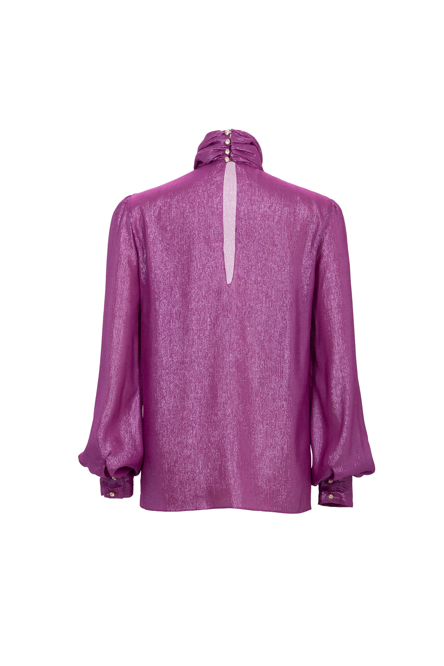 PURPLE LUREX SHIRT