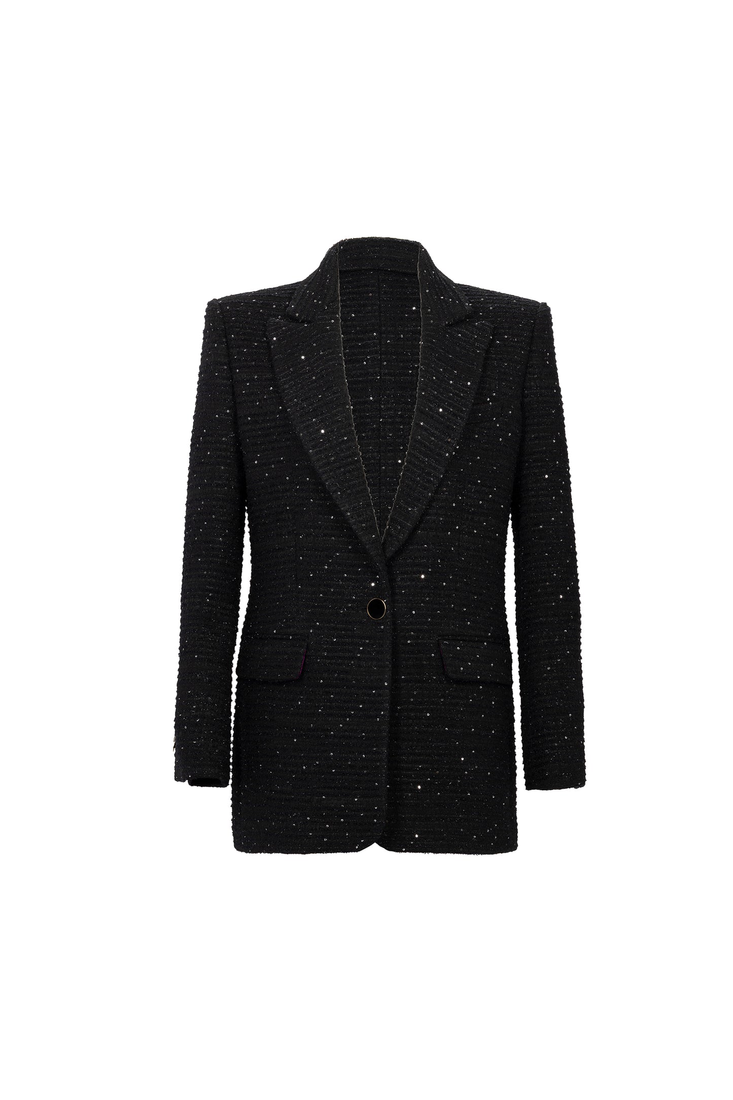 BLACK TWEED BLAZER