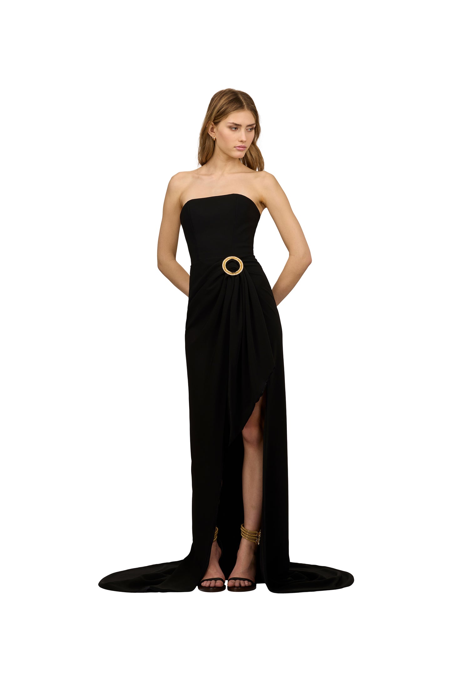 LONG DRESS WITH TRAIN