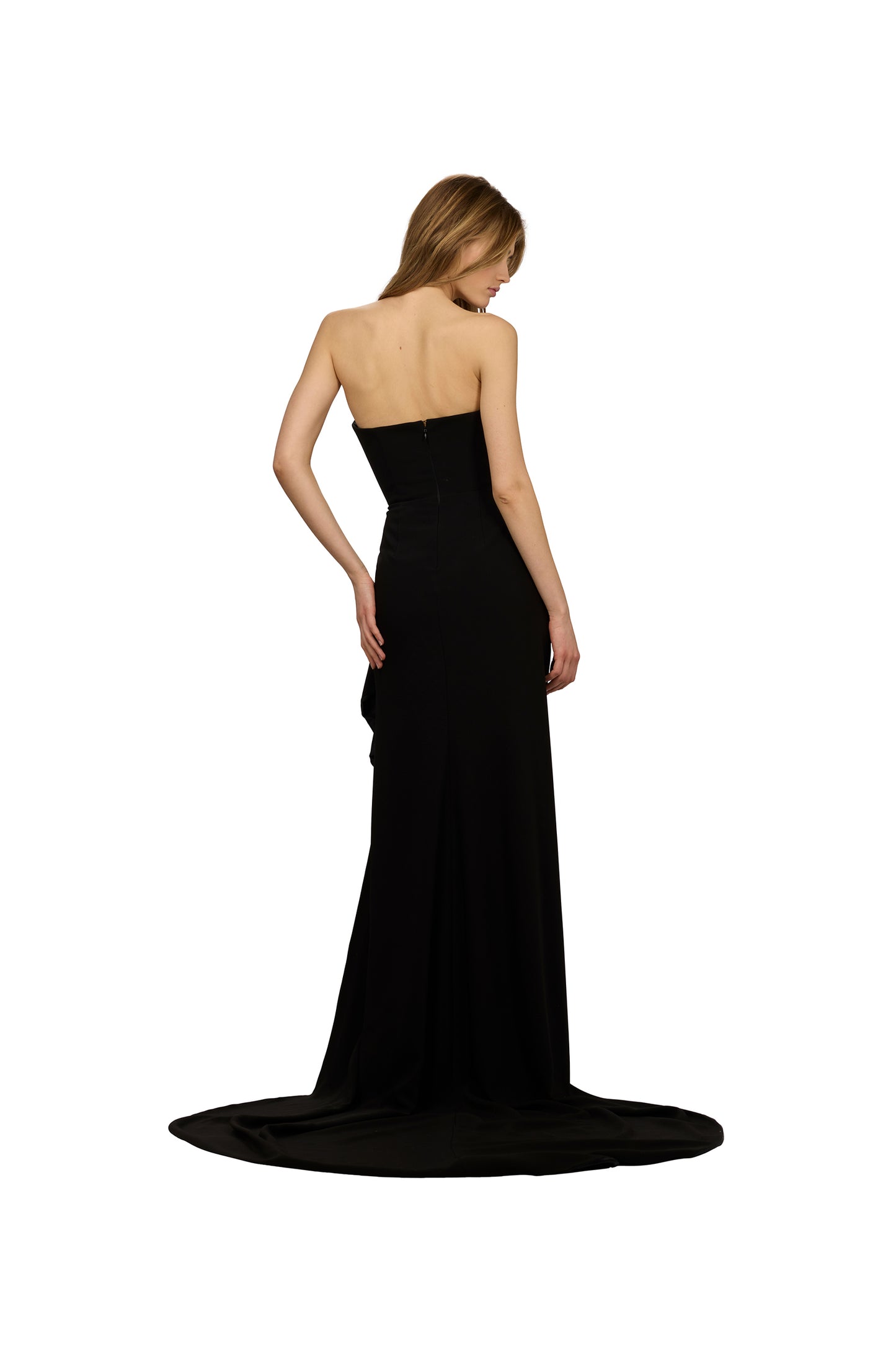 LONG DRESS WITH TRAIN