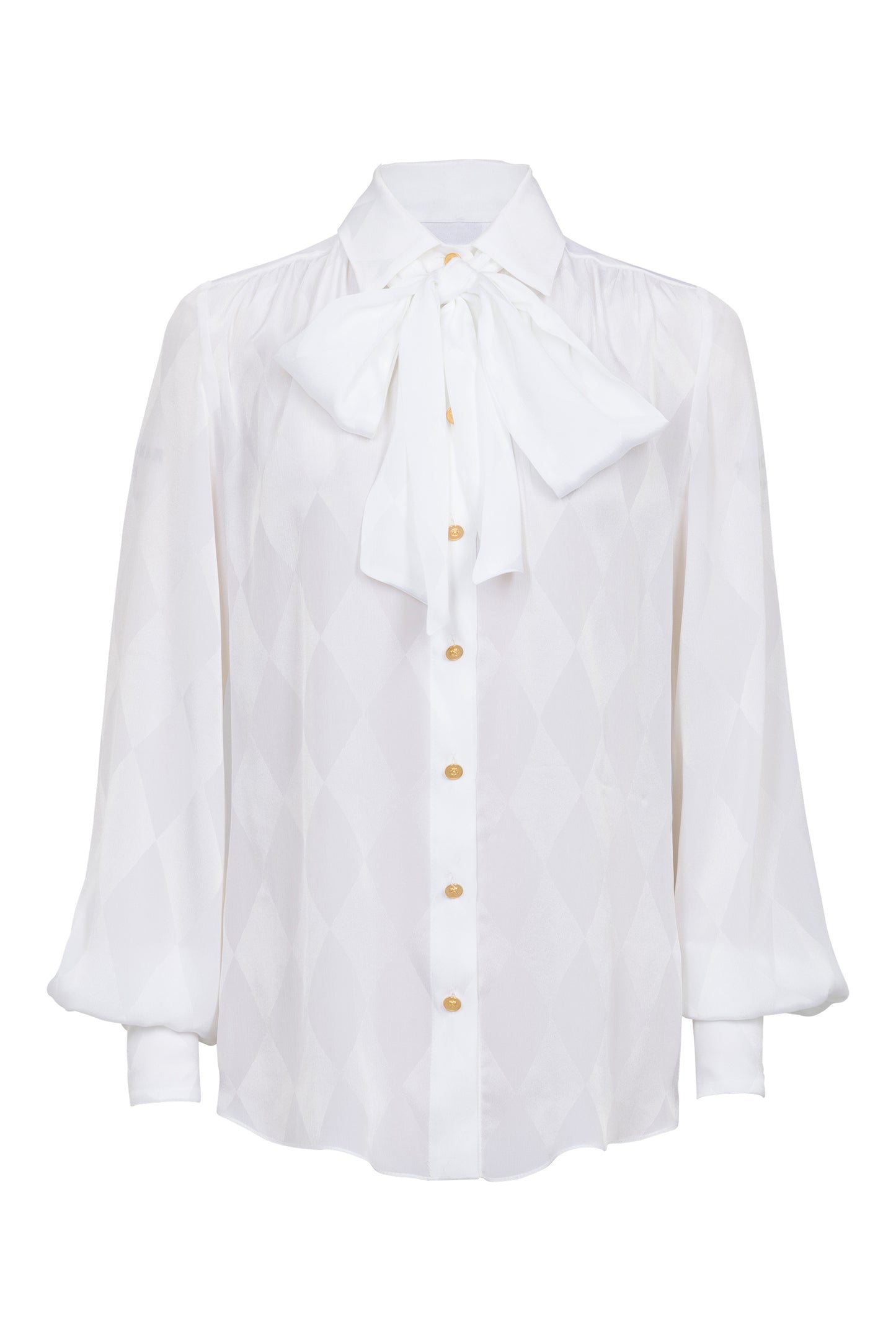 WHITE SHIRT WITH BOW