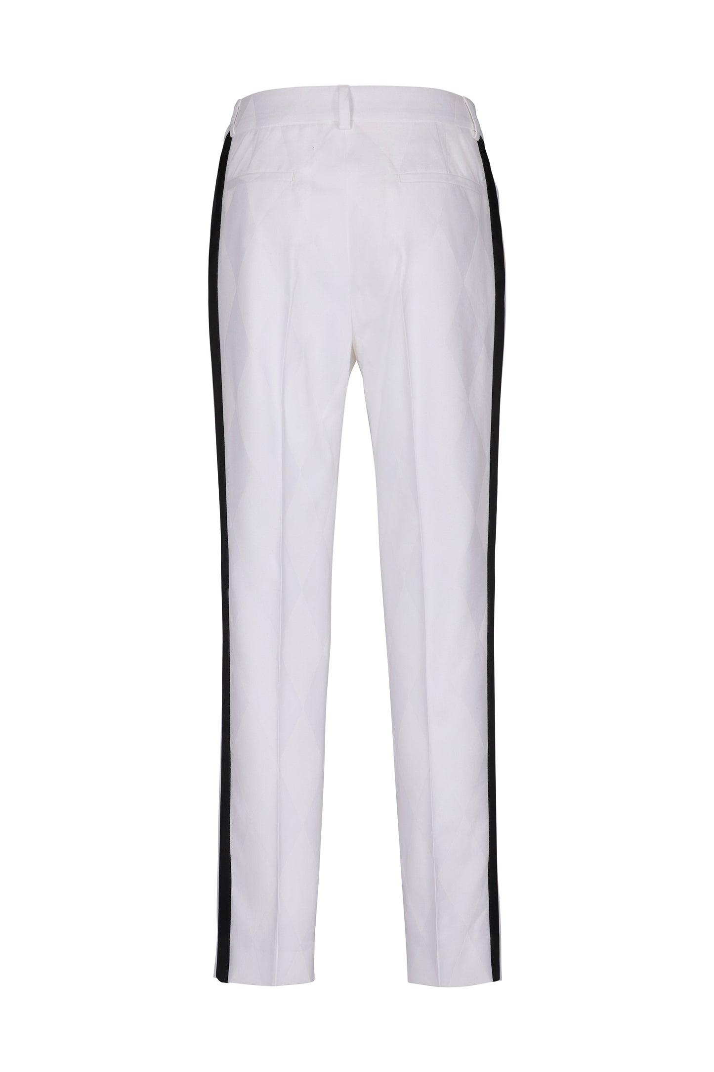 WHITE SLIM TROUSER