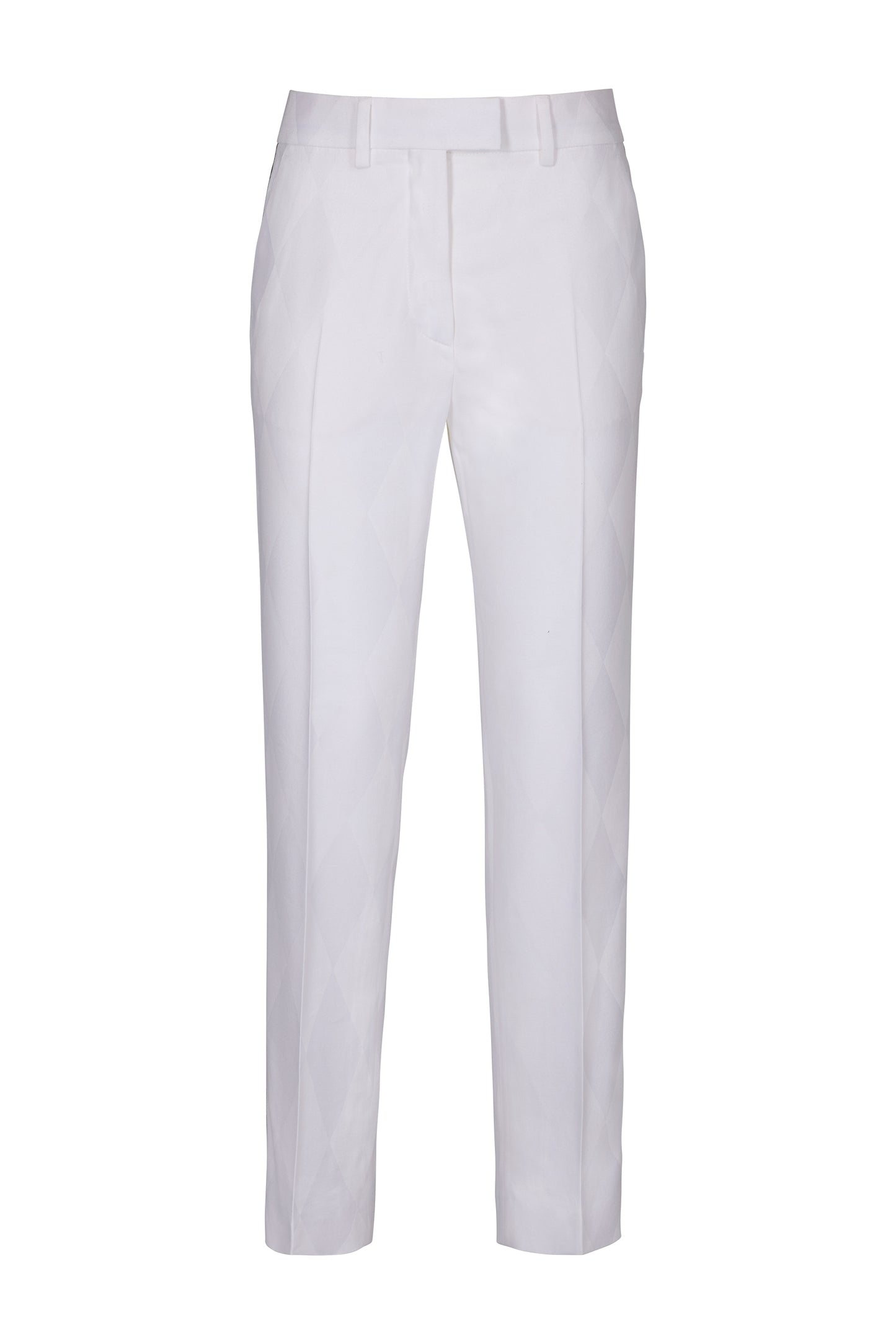 WHITE SLIM TROUSER