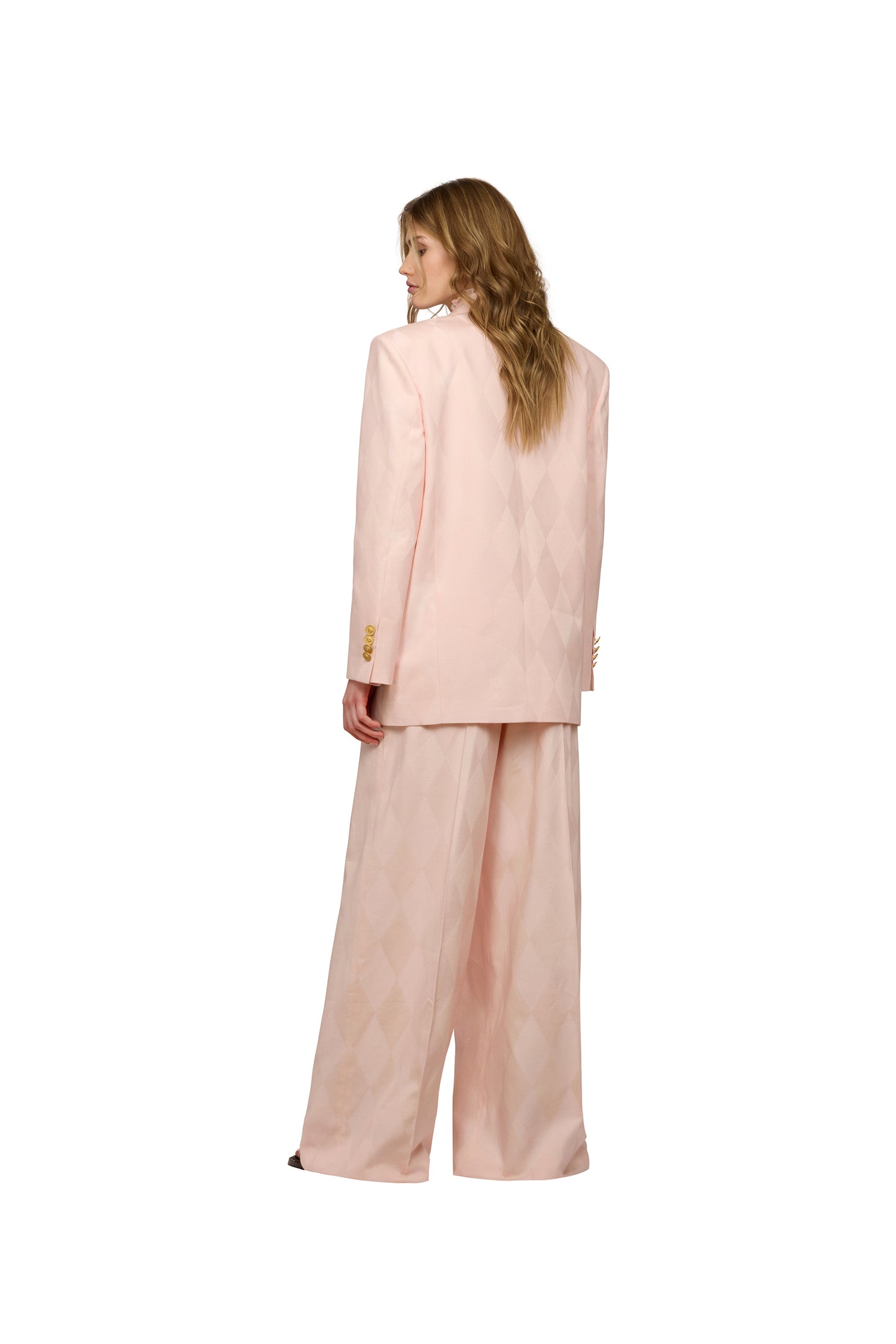 PINK WIDE TROUSER