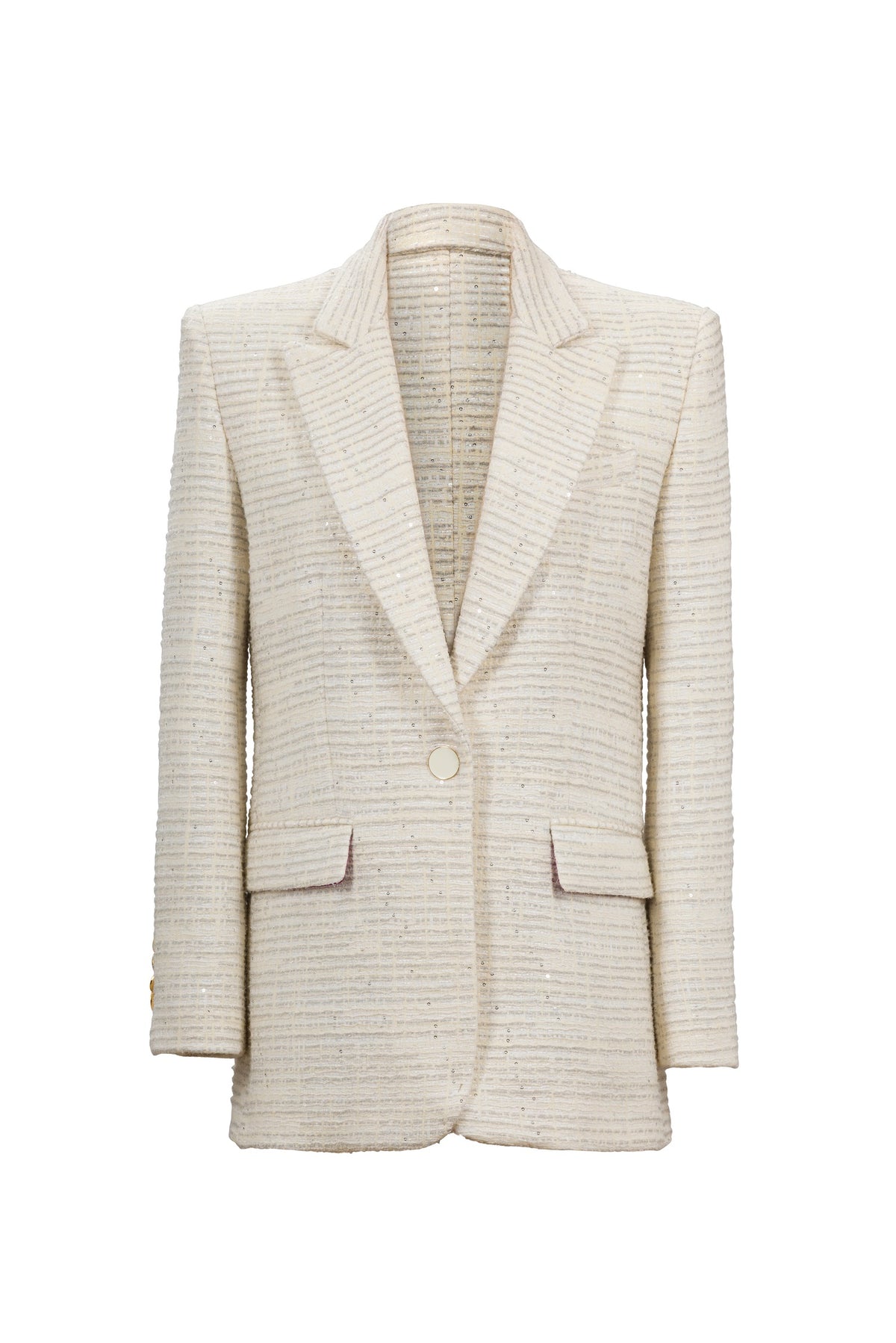 IVORY TWEED BLAZER
